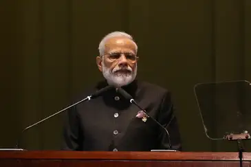Valter Campanato/Agência Brasil O Primeiro-ministro da República da Índia, Narendra Modi, durante diálogo dos Líderes com o Conselho Empresarial do BRICS