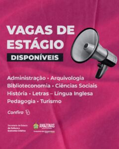 Arte: Divulgação/Secretaria de Cultura e Economia Criativa